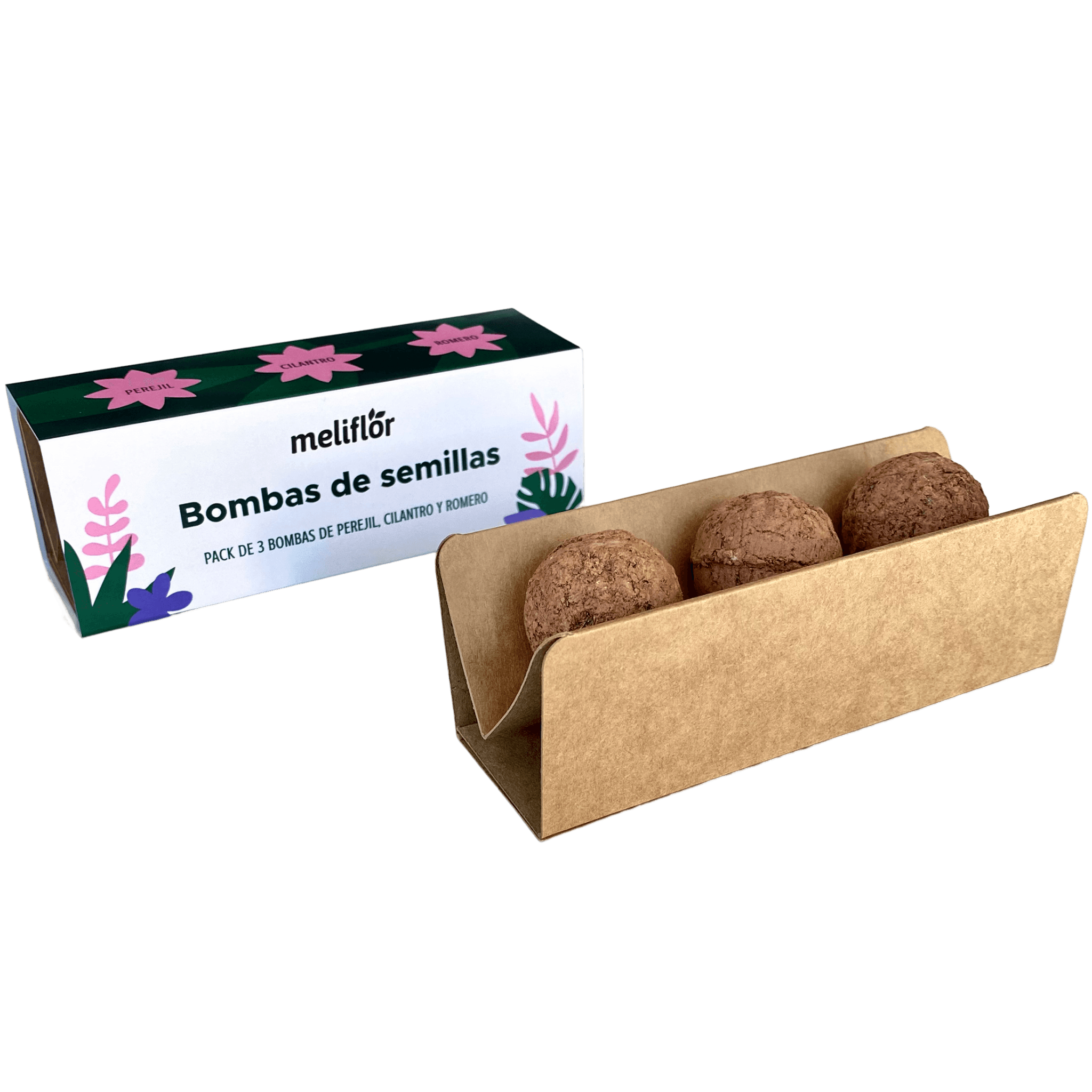 Meliflor Samenbomben (Petersilie, Koriander und Rosmarin) Meliflor Samenbomben (Petersilie, Koriander und Rosmarin)