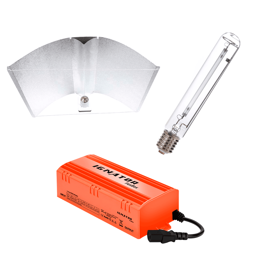 Kit 600W Ref. Pearl Pro XL+ Newlite HPS + Ignator FoxBox ohne Dimmer (ohne Kabel) Kit 600W Ref. Pearl Pro XL+ Newlite HPS + Ignator FoxBox ohne Dimmer (ohne Kabel)
